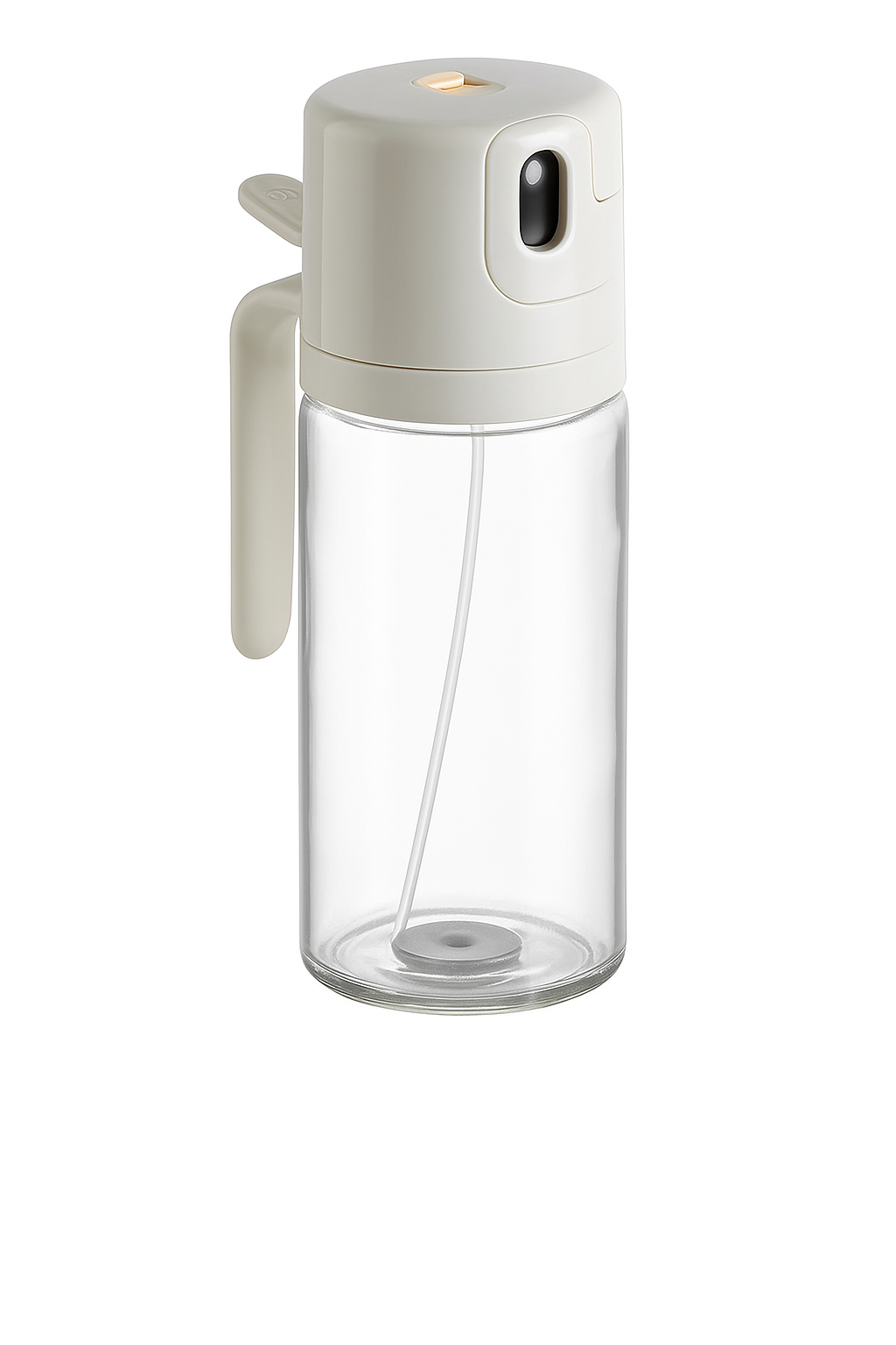 Premium 2-in-1 Oil Sprayer & Dispenser – 550ml Refillable Glass Bottle for Cooking, BBQ & Baking